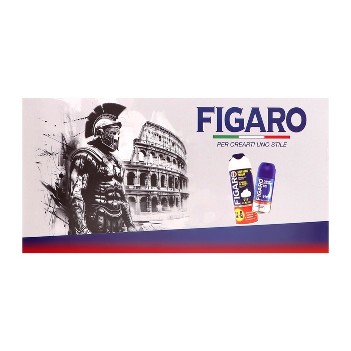Набор подарочный мужской Figaro: Пена для бритья Figaro, 400 мл +Дезодорант, 150мл Набор подарочный мужской Figaro: Пена для бритья Figaro, 400 мл +Дезодорант, 150мл