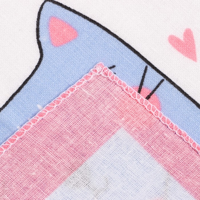 Набор носовых платков Крошка Я "Зверята" 21*21 см-12 шт, цв. МИКС, 100% хл