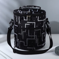 Сумка-футляр «Геометрия», 2 люверса, d = 21 × 23 см, цвет разноцветный Сумка-футляр «Геометрия», 2 люверса, d = 21 × 23 см, цвет разноцветный