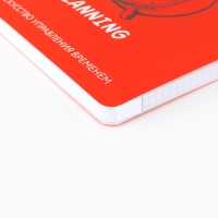 Планинг управление временем А5+, софт-тач, уф-лак 100 л &laquo;Красный&raquo;