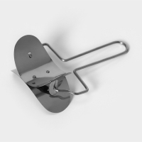 Ролик для вырезания кругов из теста Доляна, d=10,5, цвет серебристый Ролик для вырезания кругов из теста Доляна, d=10,5, цвет серебристый