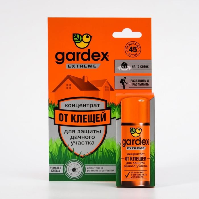 Концентрат для защиты дачного участка от клещей "Gardex Extreme", флакон, 50 мл