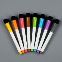 Маркеры с магнитом, цветные, на водной основе, набор &mdash; 8 шт.