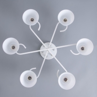 Люстра "Либерти" 6х60Вт Е27 Белый 64х64х27см Люстра "Либерти" 6х60Вт Е27 Белый 64х64х27см