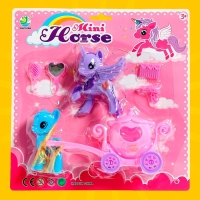 Набор пони &laquo;Милашка&raquo; 2 шт., с аксессуарами, цвета МИКС