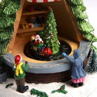 Светодиодная фигура &laquo;Рождественская ель&raquo; 22 &times; 34 &times; 22 см, полистоун, батарейки ААх3 (не в комплекте), USB, свечение мульти