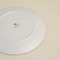 Тарелка обеденная фарфоровая SL Home &laquo;Волна в камне&raquo;, d=20,5 см, цвет белый