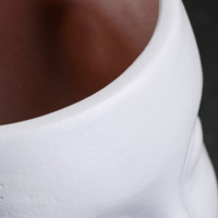 Горшок - органайзер "Голова" белое, 3л/ 21х19см Горшок - органайзер "Голова" белое, 3л/ 21х19см