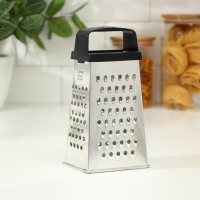 Тёрка &laquo;Универсал&raquo;, 4 грани, с пластмассовой ручкой, 11&times;8,5&times;22 см, цвет МИКС