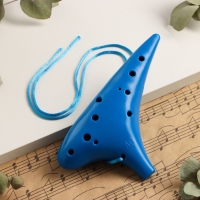 Окарина Music Life 12 отверстий, синяя, 17,5 х 9,5 х 4,5 см Окарина Music Life 12 отверстий, синяя, 17,5 х 9,5 х 4,5 см