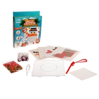 Новогодняя термомозаика &laquo;Новый год!&raquo; с пинцетом