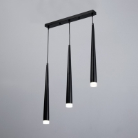 Светильник BayerLux Подвес BayerLuxной "Титан" 3хLED 9Вт 4000К черный 50х5,3х53-203см