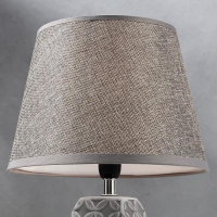 Лампа настольная 16445/1GR E14 40вт серый 22х22х34 см RISALUX