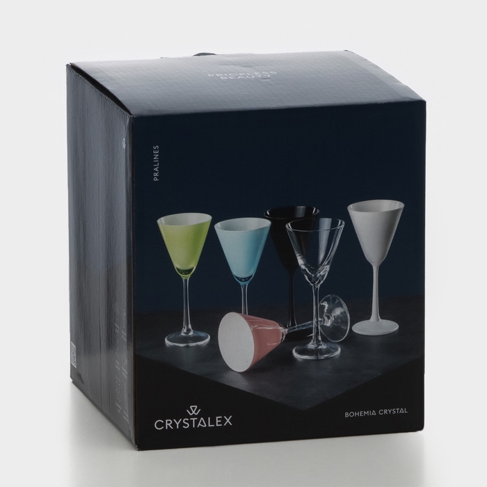 Набор стеклянных бокалов для мартини «Пралине», 90 мл, 4 шт Набор стеклянных бокалов для мартини «Пралине», 90 мл, 4 шт