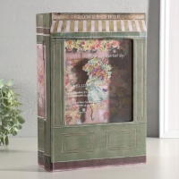 Шкатулка-книга дерево, кожзам, свет "Цветочный магазин" 28х19х7,6 см Шкатулка-книга дерево, кожзам, свет "Цветочный магазин" 28х19х7,6 см