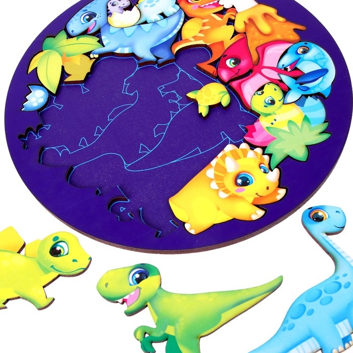 Головоломка &laquo;&lrm;Дино&raquo;&lrm;, контур подсказка