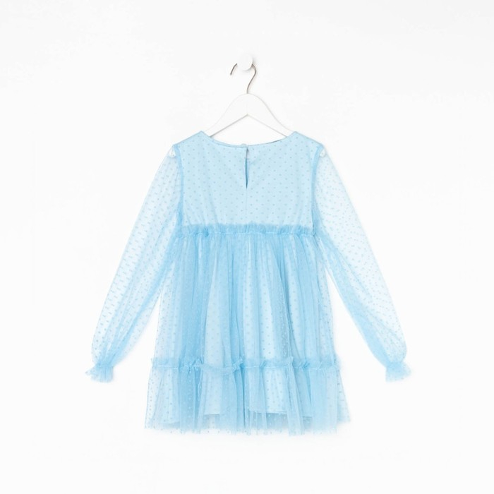 Платье для девочки KAFTAN размер 34 (122-128 см), цвет голубой