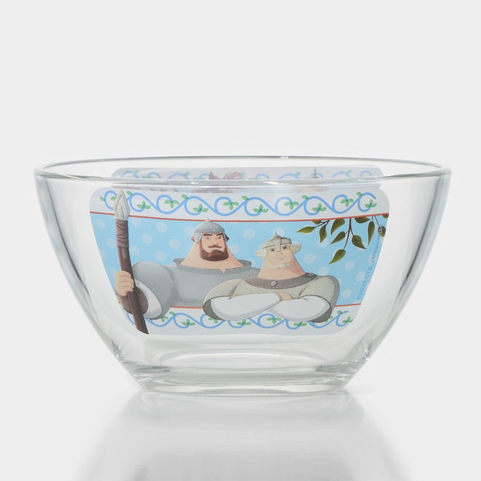 Салатник стеклянный &laquo;Три Богатыря&raquo;, 500 мл, d=13 см