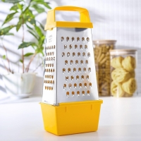 Тёрка «Комфорт», 4 грани и контейнер 450 мл, 11×8,5×27 см, цвет МИКС Тёрка «Комфорт», 4 грани и контейнер 450 мл, 11×8,5×27 см, цвет МИКС