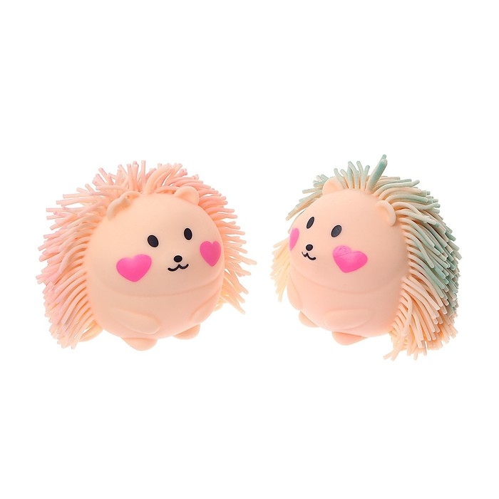 Антистресс сквиш мялка &laquo;Ёжик&raquo;, с пастой, цвета МИКС, в шоубоксе