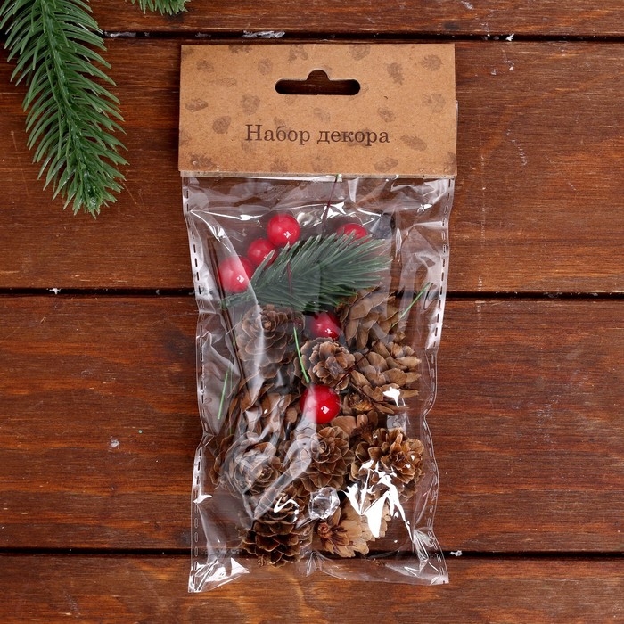 Набор новогоднего декора &laquo;Шишки и ягодки&raquo;