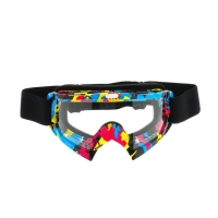 Очки-маска для езды на мототехнике, стекло прозрачное, бомбер, ОМ-22 Очки-маска для езды на мототехнике, стекло прозрачное, бомбер, ОМ-22