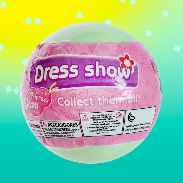 Игрушка-сюрприз «Стильная малышка», в шаре, МИКС Игрушка-сюрприз «Стильная малышка», в шаре, МИКС