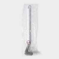 Ёршик для унитаза Доляна, силиконовый, 7&times;4&times;39 см, цвет серый