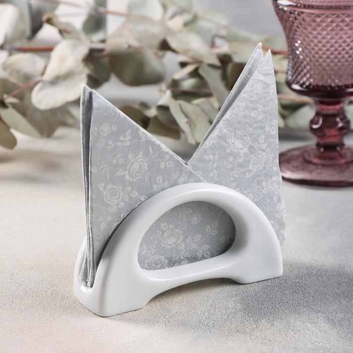 Салфетница &laquo;Бельё&raquo;, цвет белый