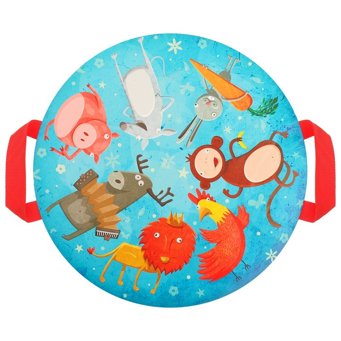 Санки-ледянки &laquo;Забавные животные&raquo;, d=45 см
