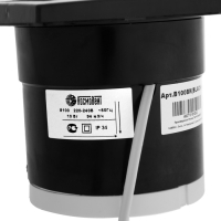 Вентилятор вытяжной "КосмоВент" В100ВК-ок, d=100 мм, 10 Вт, 40 дБ, 105 м&sup3;/ч, выкл, обр.клап