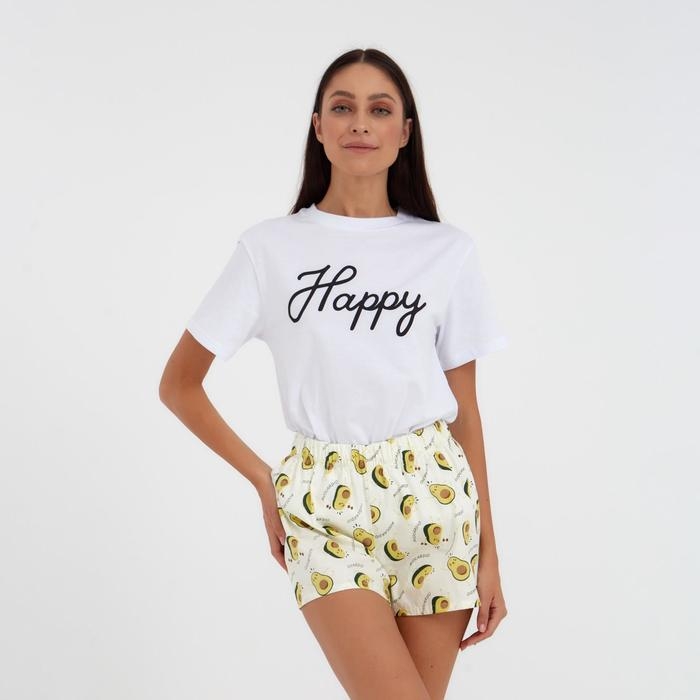 Шорты женские KAFTAN Шорты женские KAFTAN "Avocado", р. 40-42, белый