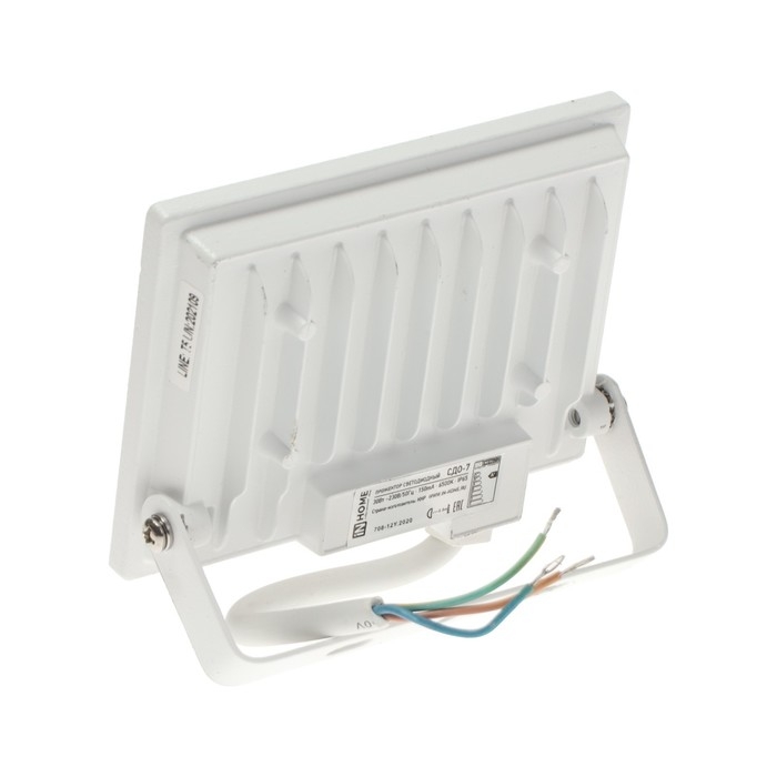 Прожектор светодиодный IN HOME СДО-7, 30 Вт, 230 В, 6500 К, IP65, белый Прожектор светодиодный IN HOME СДО-7, 30 Вт, 230 В, 6500 К, IP65, белый