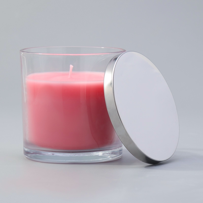 Свеча ГИГАНТ ароматическая в стакане Свеча ГИГАНТ ароматическая в стакане "Пион", соевый воск, 10х10 см