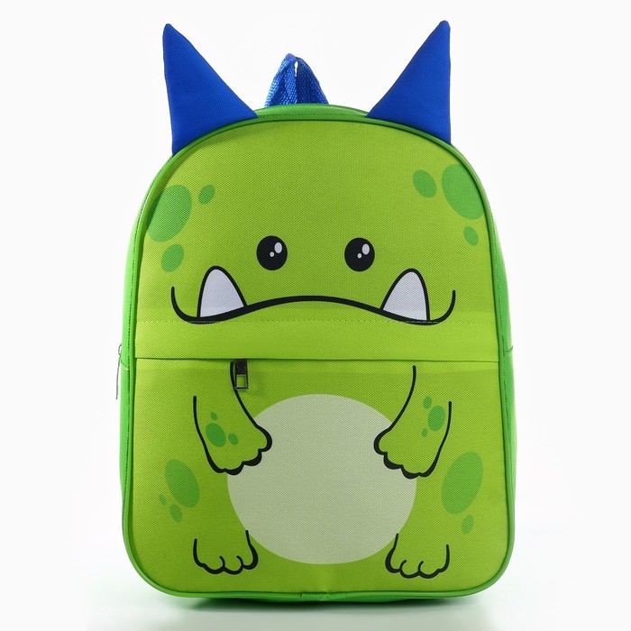 Рюкзак детский для мальчика с карманом &laquo;Монстрик&raquo;, 30х25 см