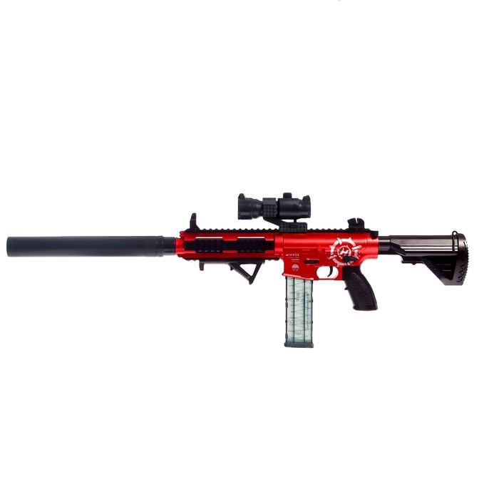 Автомат &laquo;Шквальный огонь&raquo;, с гильзами, глушитель, две обоймы, 77 см.