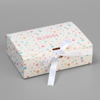 Коробка подарочная складная, упаковка, «Подарочек», 16.5 х 12.5 х 5 см Коробка подарочная складная, упаковка, «Подарочек», 16.5 х 12.5 х 5 см