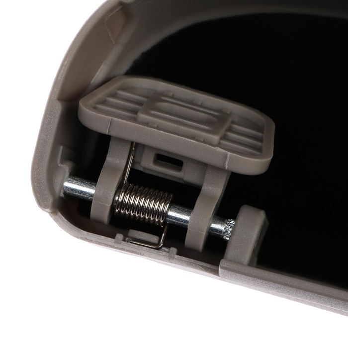 Держатель-футляр для очков, 21.5&times;6 см, серый