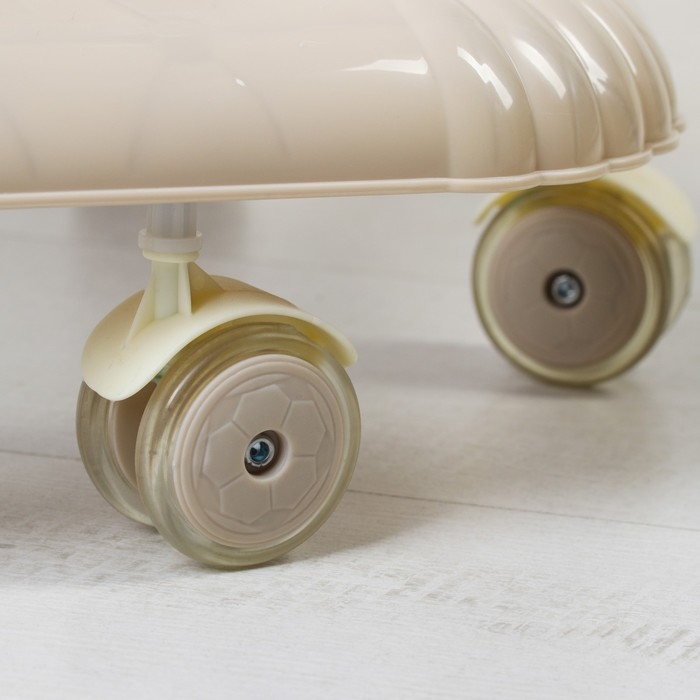 Ходунки &laquo;FLY C&raquo;, бежевый, 7 силик. колес, муз., свет