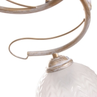 Люстра "Амелия" 5х60вт Е27 бело золотой 46х46х22см Люстра "Амелия" 5х60вт Е27 бело золотой 46х46х22см