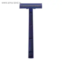 Бритвенные станки одноразовые LuazON, 2 лезвия, синие, 3 шт.