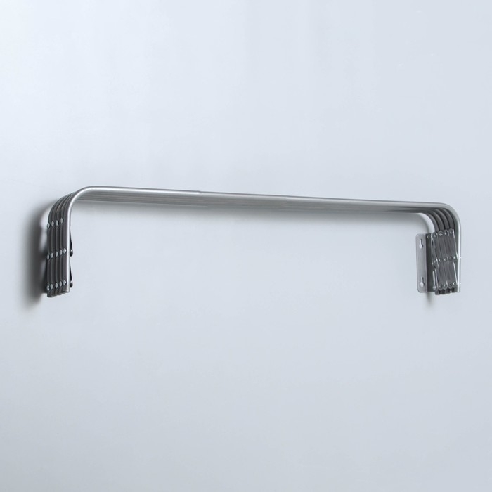 Сушилка для белья настенная, 90 см, серая