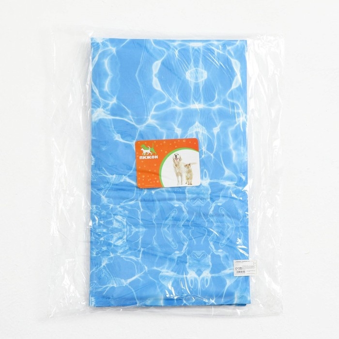 Коврик охлаждающий (гель), 90 х 50 см, волны