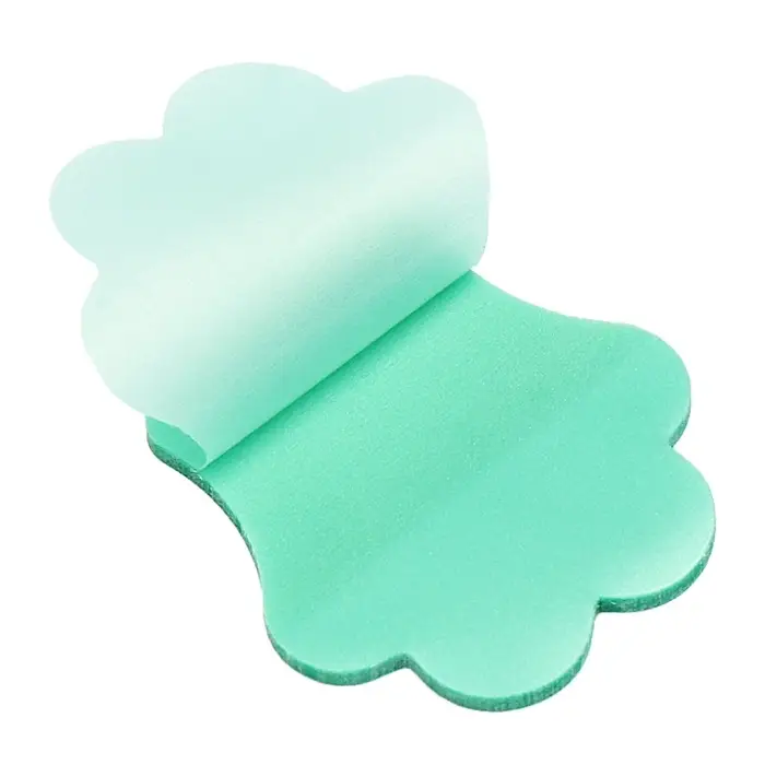 Блок-закладка с липким краем пластик Лапка 50л, зеленый, 45мм х 45мм  CALLIGRATA