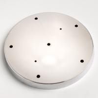 Основание для светильника "Круг-5" хром 29,5х29,5х2,5см