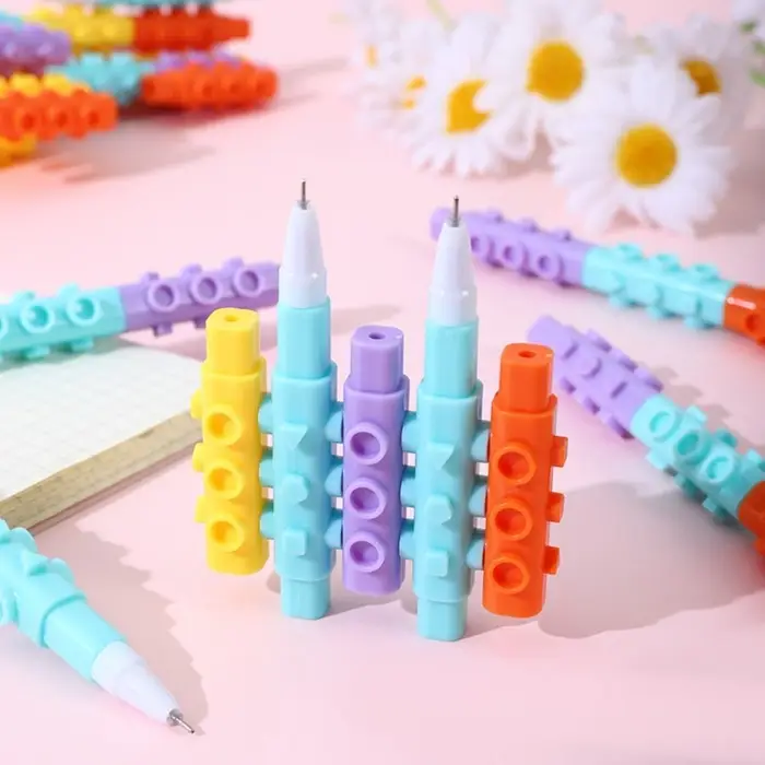 Ручка - прикол гелевая Calligrata &laquo;Конструктор&raquo;, МИКС