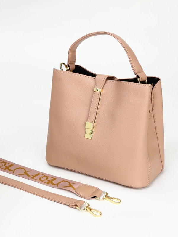 Сумка женская тоут на молнии, цвет бежевый Сумка женская тоут на молнии, цвет бежевый