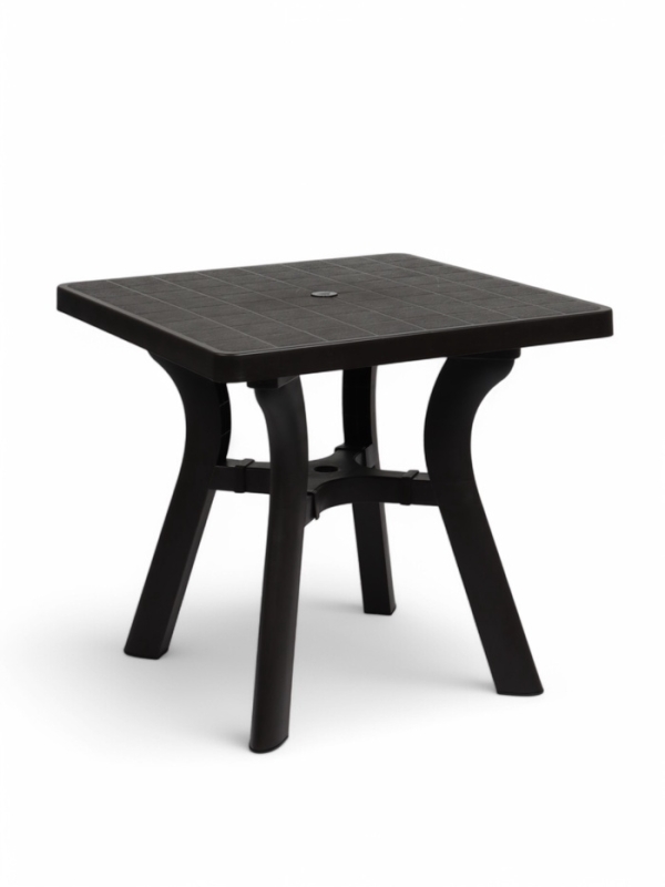 Стол квадратный "Атлант", 80 х 80 х 76,5 см, коричневый