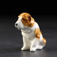 Статуэтка фарфоровая "Алабай рыже-белый", 10 см, авторская роспись Статуэтка фарфоровая "Алабай рыже-белый", 10 см, авторская роспись