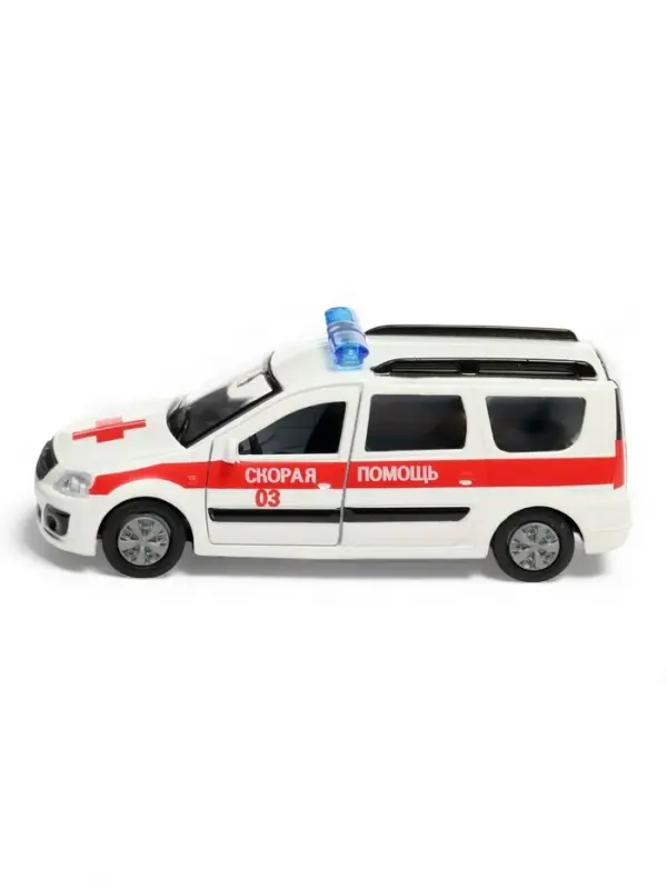 Машина металл. "LADA Largus" Скорая, 12 см, инерц, в кор